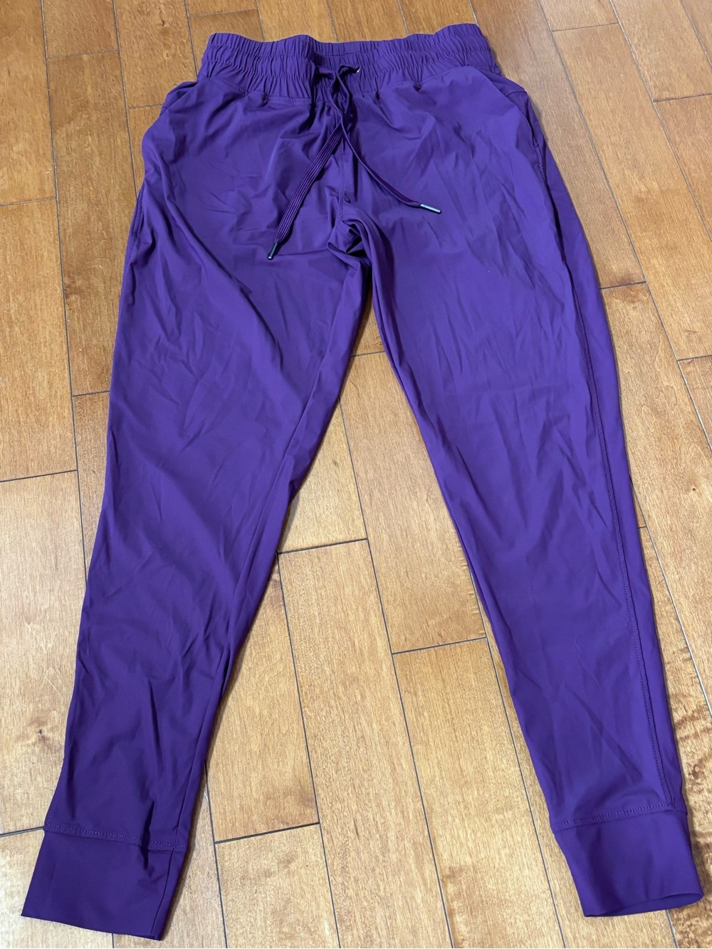 Barbell Women’s Small Purple Active Jogger Pants Pockets Drawstring Gym
